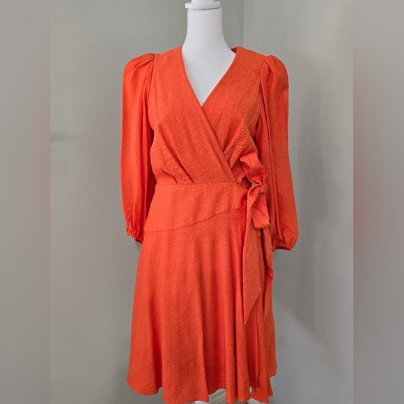 🤩Host Pick❤️NWT Alex Marie Enola Surplice Wrap Dress Women's Size 4 - Picture 3 of 11